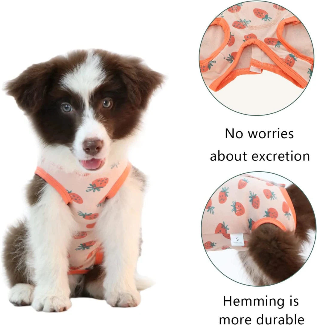 Dog Recovery Suit After Surgery, Wound Protector Spay Recovery Suit for Female/Male Dog, Anti-Licking Puppy Recovery Shirts