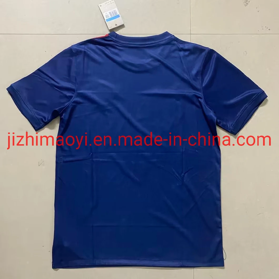 Wholesale New Season 23/24 P-S-G Pairs Home Jersey Blue Soccer Shirt for Men Kids Women