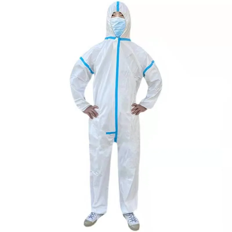 All Purpose Breathable Lightweight Disposable Microporous Coverall Suit