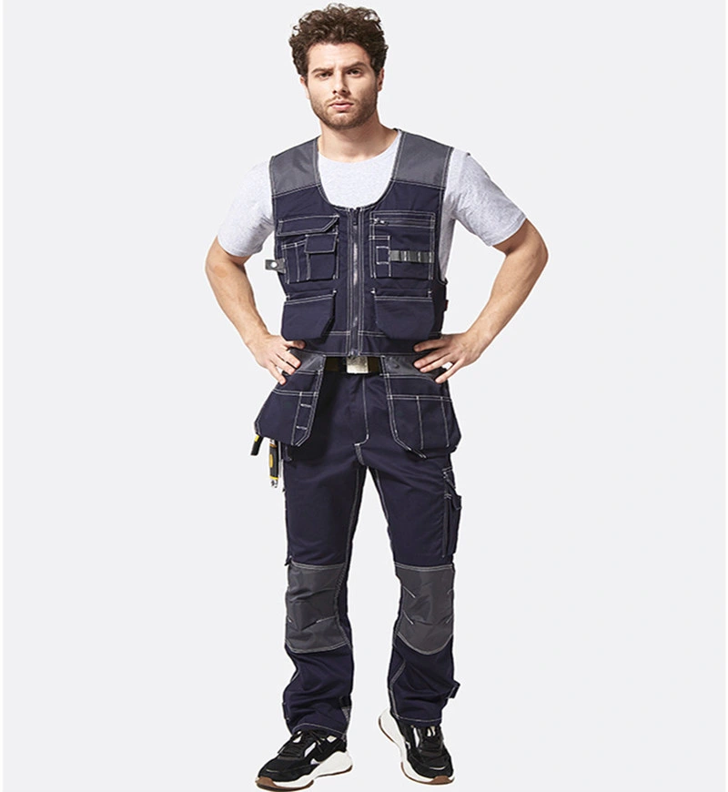 European Style Customized Wholesale Cargo Work Pants Trousers for Men with Knee Pads