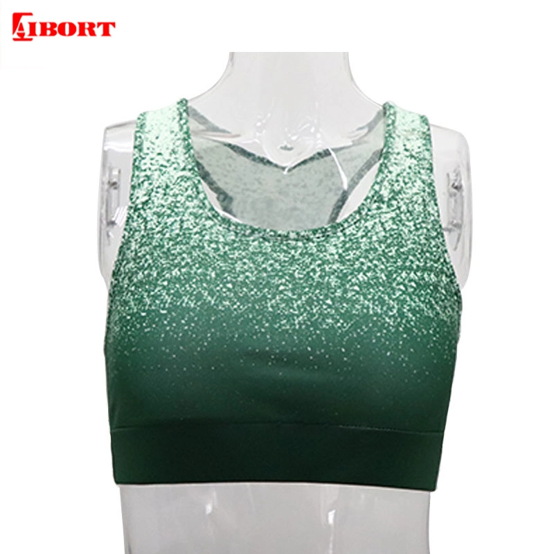 Aibort Latest Seamless Bra Womens Yoga Set Hygroscopic Sports Suit