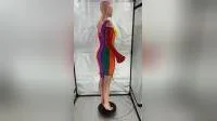 라인스톤이 있는 섹시한 포멀 이브닝 드레스(L51303-1)